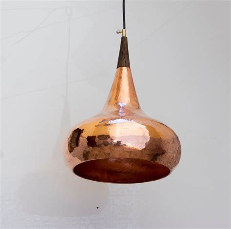 Handcrafted Copper Pendant Lights For Kitchen Island , Copper Dome ...