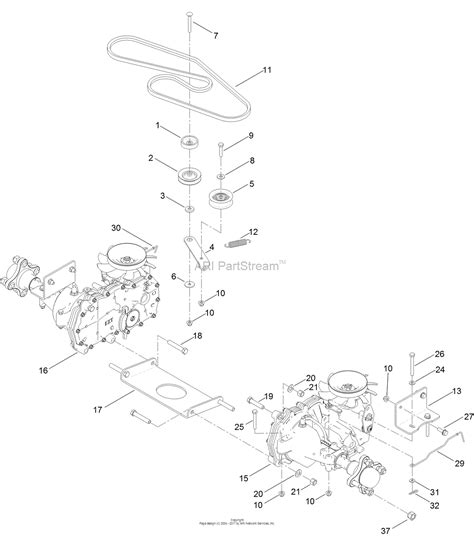 Belt Diagram For Toro Zero Turn Mower Toro Lx Drive Belt