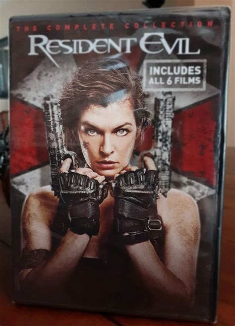 Resident Evil The Complete Collection Dvd Set Includes All 6 Films NEW