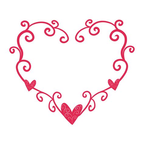 Pink Heart Frame 14967460 Png