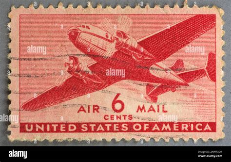 Us postage stamp airmail Fotos und Bildmaterial in hoher Auflösung