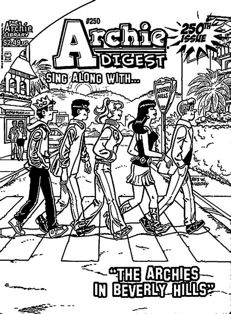 Archie Digest Coloring Page Wecoloringpage 4116 Hot Sex Picture