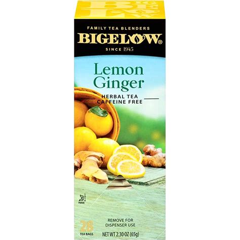 BIGELOW LEMON GINGER TEA – Canteen Canada