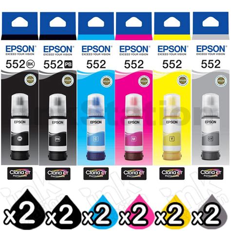 Epson EcoTank Photo ET-8550 Ink Cartridges - Ink Station