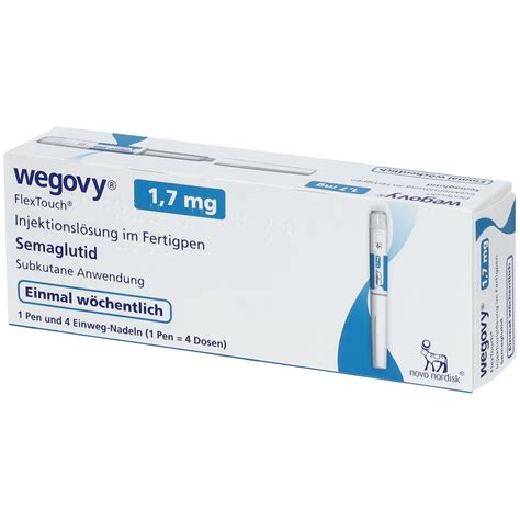 Wegovy Mg Flextouch Injektionslsg Fertigpen X Ml Mit Dem E Rezept