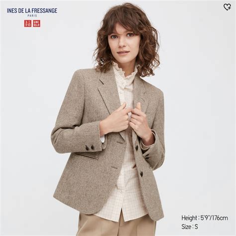 Ouganda Trompeur Facture Dachat Ines De La Fressange Uniqlo Blazer