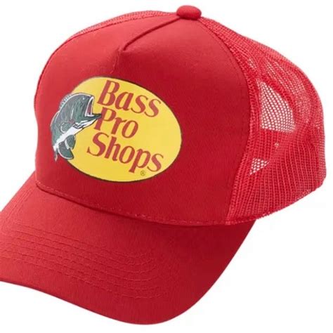 Bass Pro Shops Accessories Bass Pro Shops Trucker Hat Scarlet Osfa Poshmark