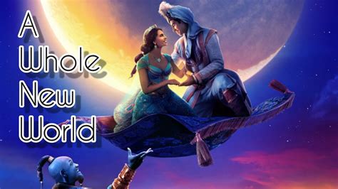 A Whole New World Ost Violin Cover Lyrics Youtube