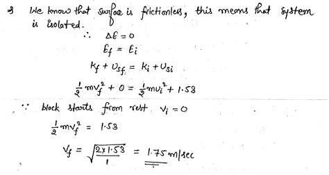 A Horizontal Spring Attached To A Wall Has A Force Constant Of K 850 N