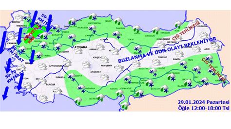 Ocak Pazartesi T Rkiye Geneli Hava Durumu Stanbul Ve Evresi