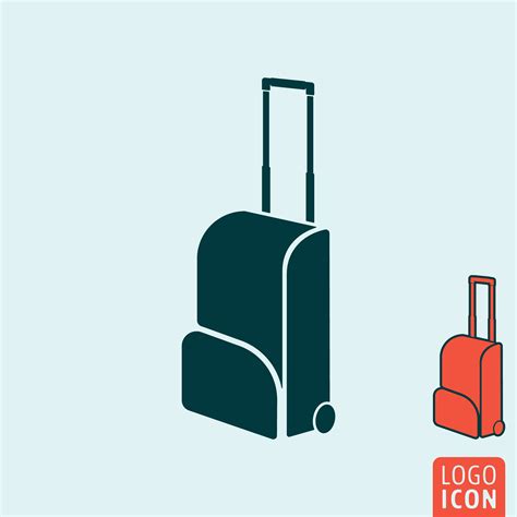 Travel Bag Icon Isolated 557796 Vector Art At Vecteezy