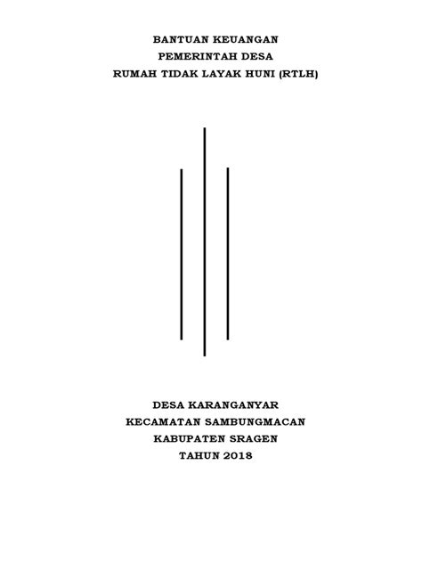 Contoh Proposal Rtlh 2018 Karanganyar 1docx