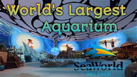 Seaworld Abu Dhabi World S Largest Aquarium Marine Life Theme Park