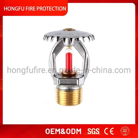 Degree Upright Type Fire Sprinkler For Automatic Fire Protection