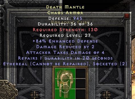 Lld Erep 2os Chaos Armor 945 Def Topic D2jsp