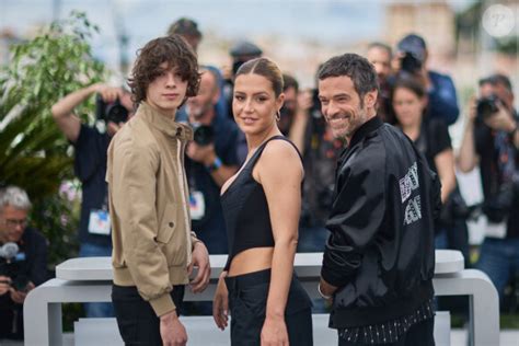 Photo Paul Kircher Adèle Exarchopoulos Romain Duris Au Photocall De