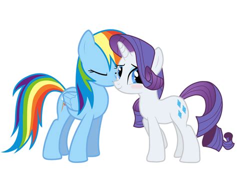 Rainbow Dash And Rarity Love