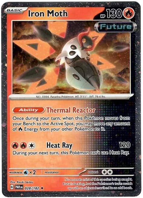 Amazon Pokemon Iron Moth Paradox Rift Promo Special