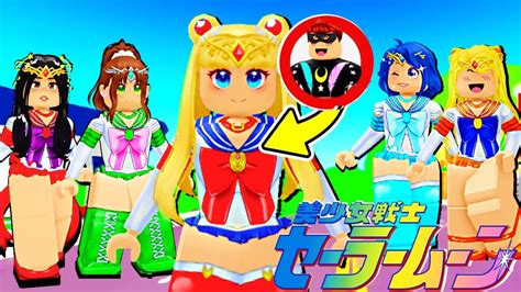 I Became Sailor Moon In Roblox Brookhaven Youtube