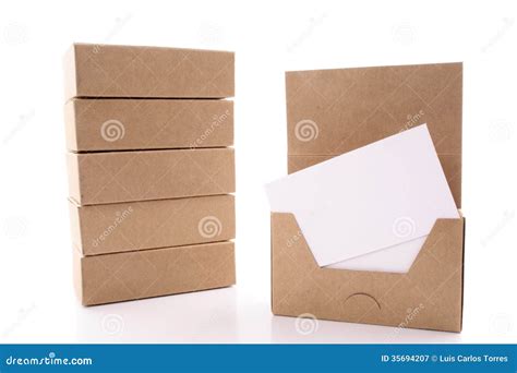 Bunch Of Business Card Stock Image Image Of Label Package 35694207