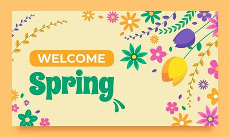 Free Vector Floral Youtube Thumbnail For Spring Celebration