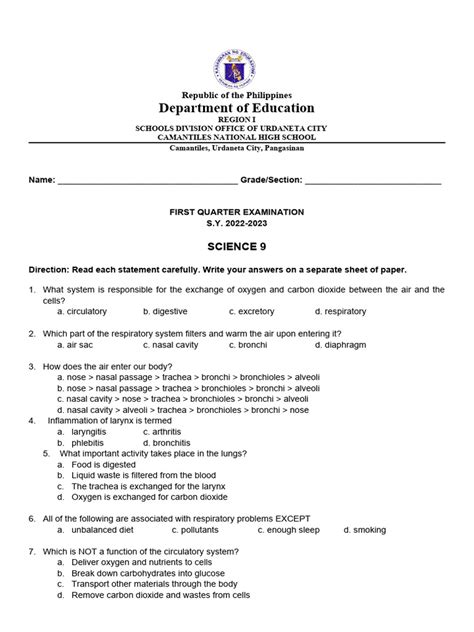 1st Periodic Test Esp 8 Pdf Dominance Genetics Biodiversity