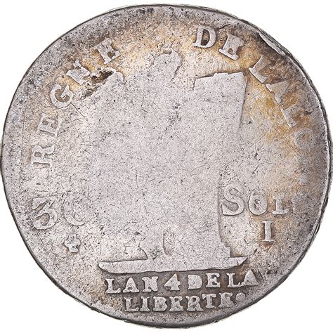 Coin France Louis Xvi Sols Fran Ois An Limoges