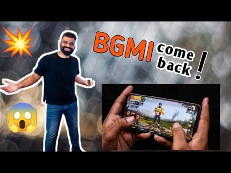 BGMI Is Finally Coming Back But Launch Timeline More Details BGMI