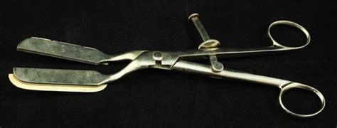 Vintage Antique Hemorrhoidal Forceps Amputation Medical Instrument