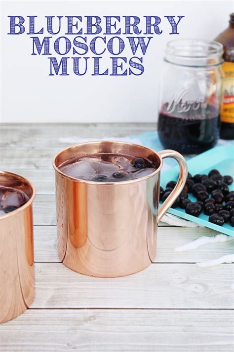 Blueberry Moscow Mule Recipe Lipgloss And Crayons