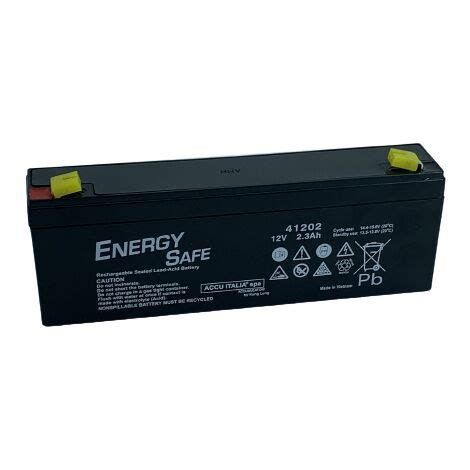 Batterie au plomb AGM VRLA série Energy Safe 12V 2 3Ah C20 F1