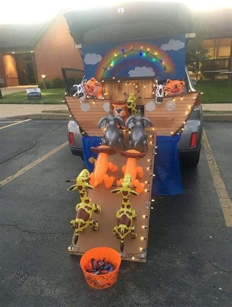 Noah S Ark Trunk Or Treat Idea Halloween Decorations Decorating Game