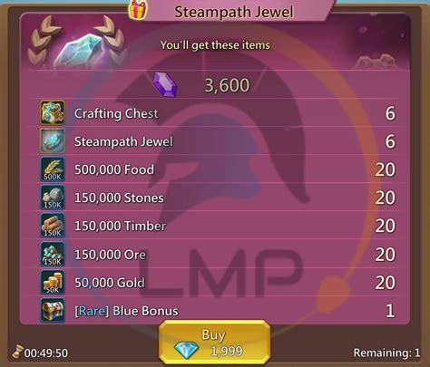 Steampath Jewel Pack Lords Mobile Lords Mobile Pro