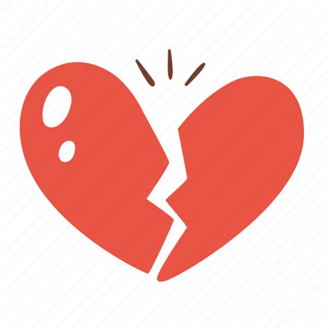 Broken Heart Love Valentine Romance Icon Download On Iconfinder