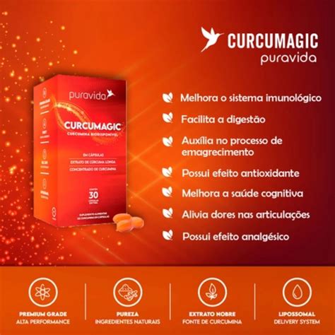 Curcumagic Cps Pura Vida Shopee Brasil