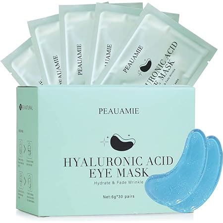 Amazon PEAUAMIE Under Eye Patches 30 Pairs Gold Eye Mask And