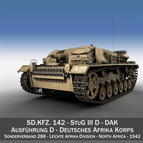 StuG III Ausf B Wien 3D Model 119 3ds Fbx Lwo Obj C4d Free3D