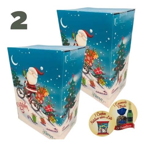 Kit 2 Cestas De Natal Firenze Santa Edwiges Com 15 Itens Frete Grátis