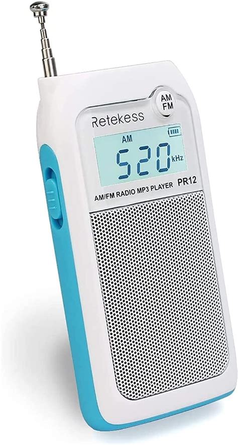 Retekess PR12 Portable Pocket Radio AM FM Small Personal Radio