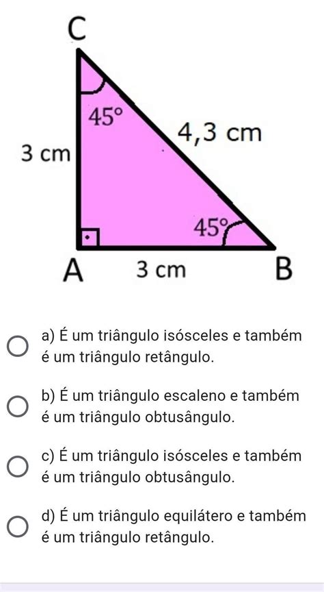 Observe O Triângulo E Responda Br