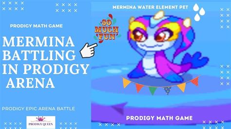 Prodigy Math Game Mermina Pet Battling In The Prodigy Arena