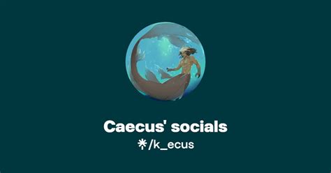 Caecus Socials Twitter Instagram Linktree