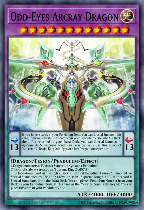 Odd Eyes Arcray Dragon Yu Gi Oh Card Database Ygoprodeck