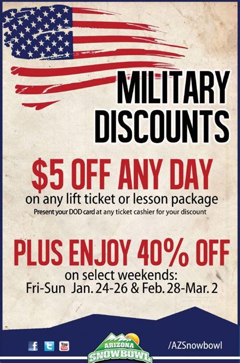 Arizona Snowbowl Normally Offers A 5 Military Discount Off Lift