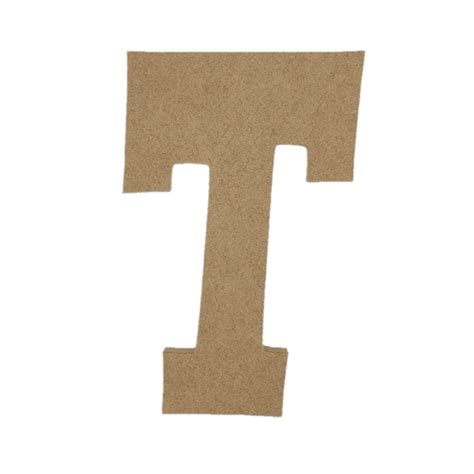 Wooden Letter Unfinished Rustler Font Craft Cutout
