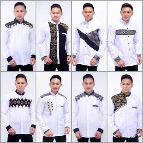 Jual Baju Koko Muslim Pria Dewasa Lengan Panjang Kemko Kurta Putih