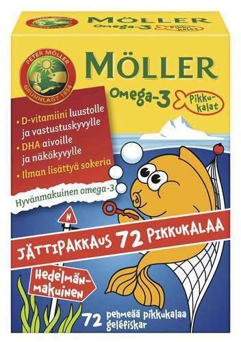Моллер омега 3 MOLLER OMEGA-3 Детский рыбий жир 72 таб.