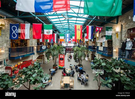 Inside The Forks Market Donwtown Winnipeg Manitoba Canada Stock Photo