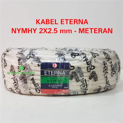 Jual Kabel Listrik Eterna Serabut NYMHY 2x2 5 Mm Meteran Tembaga Murni