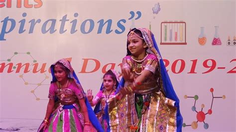 Ghoomar Dance By Bhavya Kothari 4th C Section Youtube